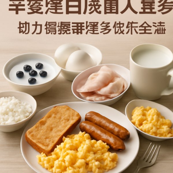 早餐蛋白质摄入更多，助力健康管理与快乐生活