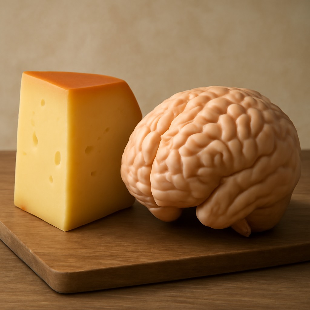 最新营养资讯：奶酪与大脑健康的意外联系