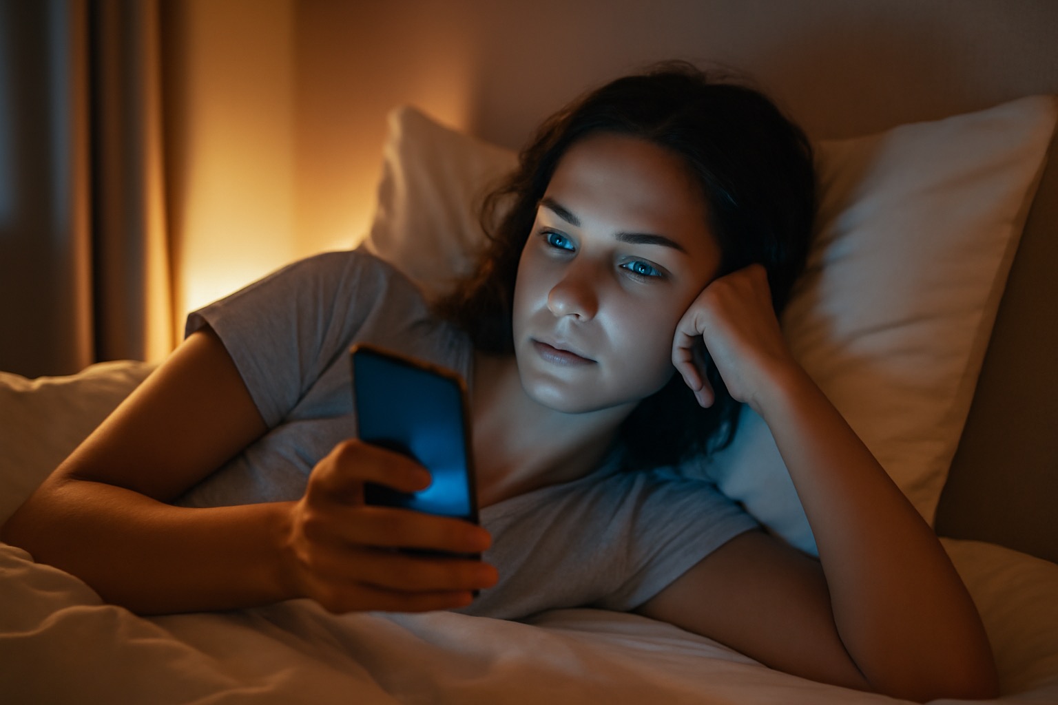 蓝光对睡眠的影响：为什么你越刷手机越精神